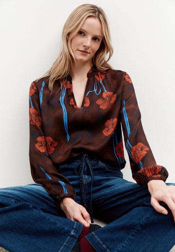 Printbluse