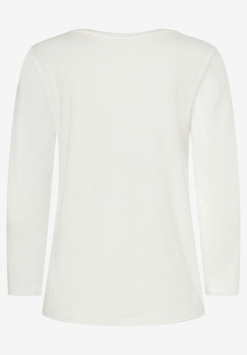 More&More Langarmshirts  creme