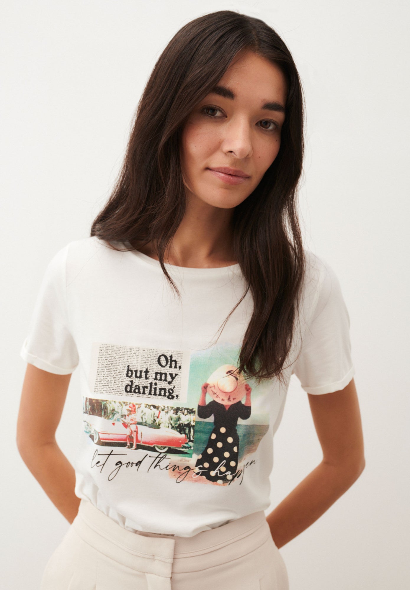 More&More T-Shirts  weiß