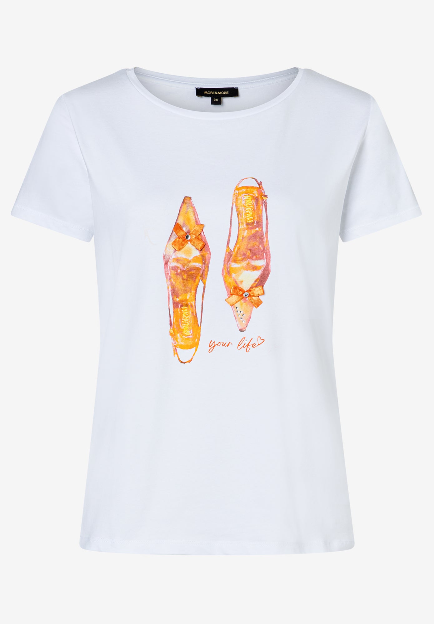 More&More T-Shirts  weiß