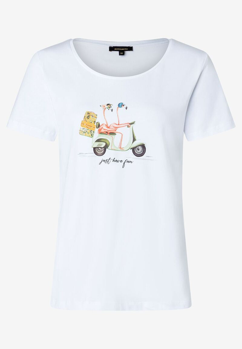 More&More T-Shirts  weiß
