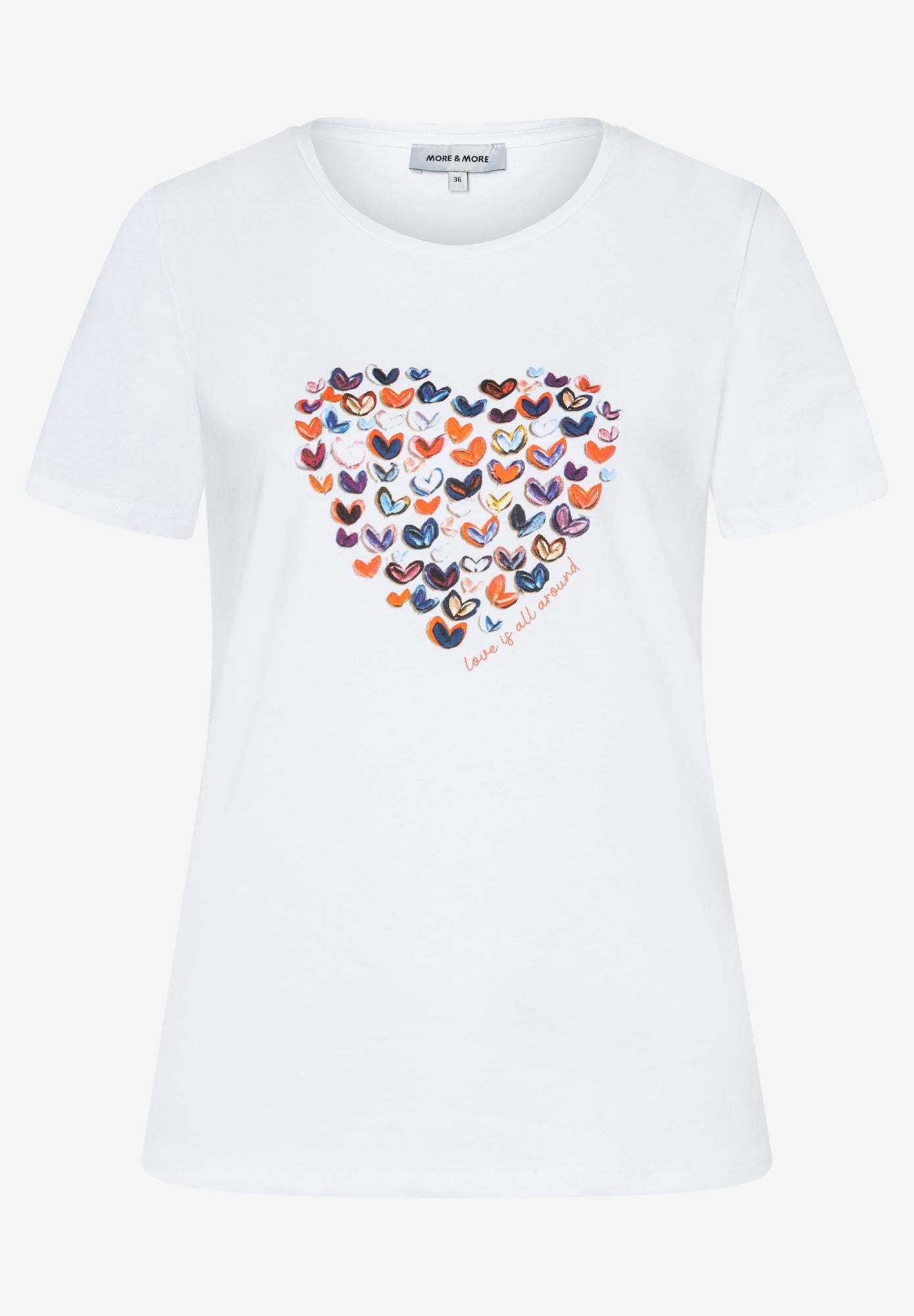 More&More T-Shirts  weiß