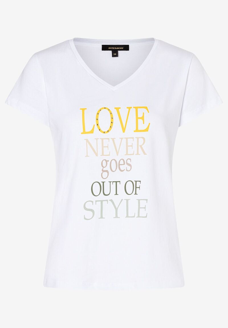 More&More T-Shirts  weiß