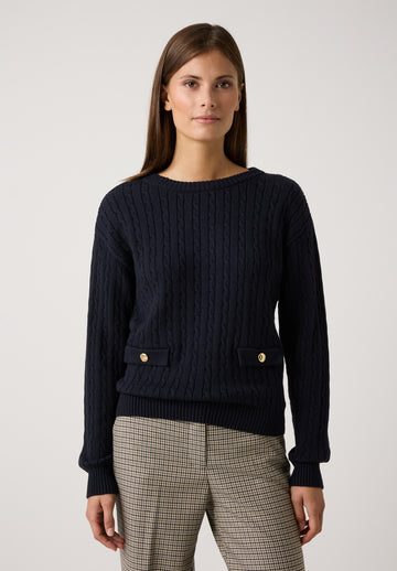 Zopfpullover