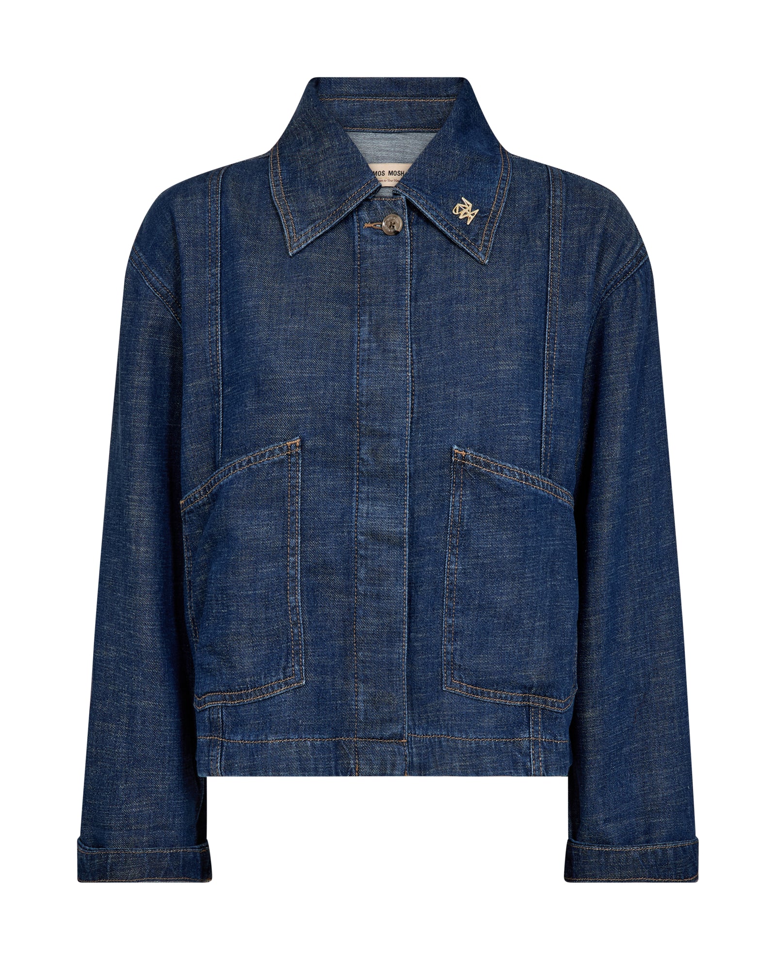 Mos Mosh Jeansjacken  dunkelblau