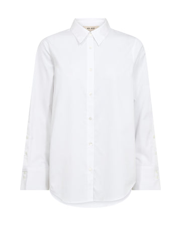 MMWINOLA Baumwoll-Twill-Hemd