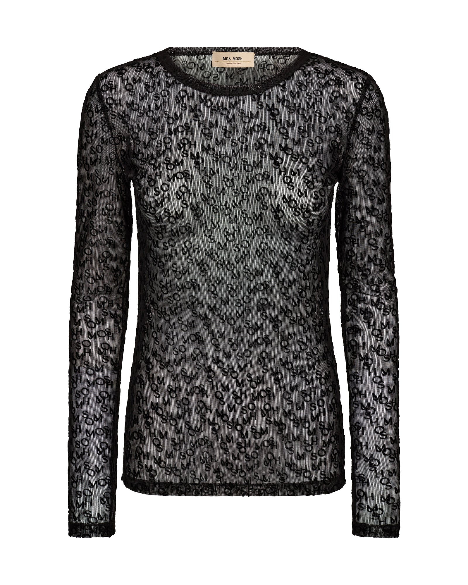 Mos Mosh Langarmshirts  schwarz