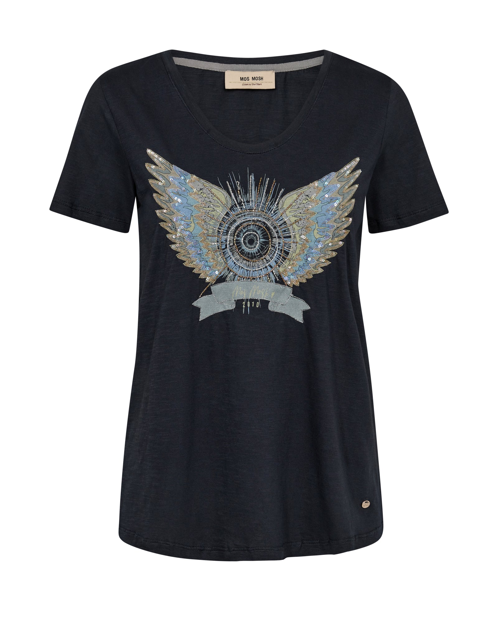 Mos Mosh T-Shirts  dunkelblau