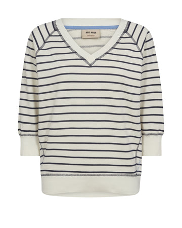 gestreiftes Sweatshirt