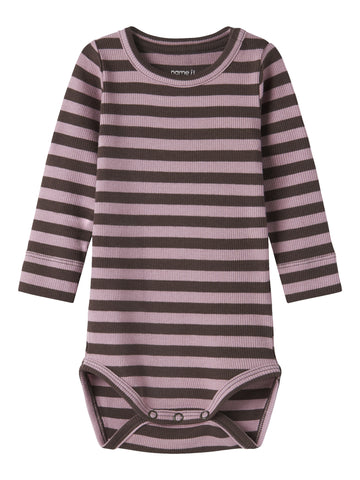 NBNBANIO Rippstrick-Langarm-Body