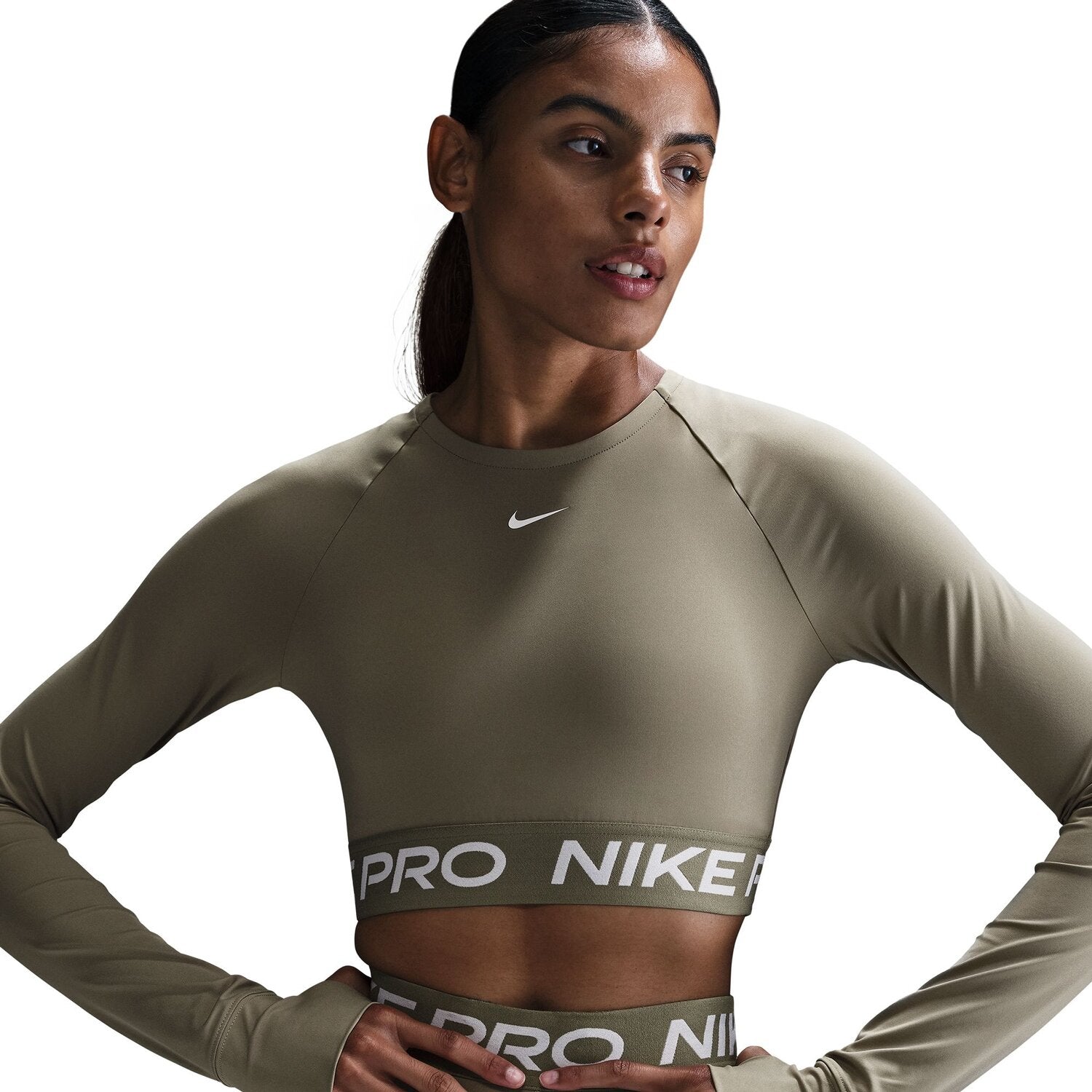 Nike Longsleeves  oliv