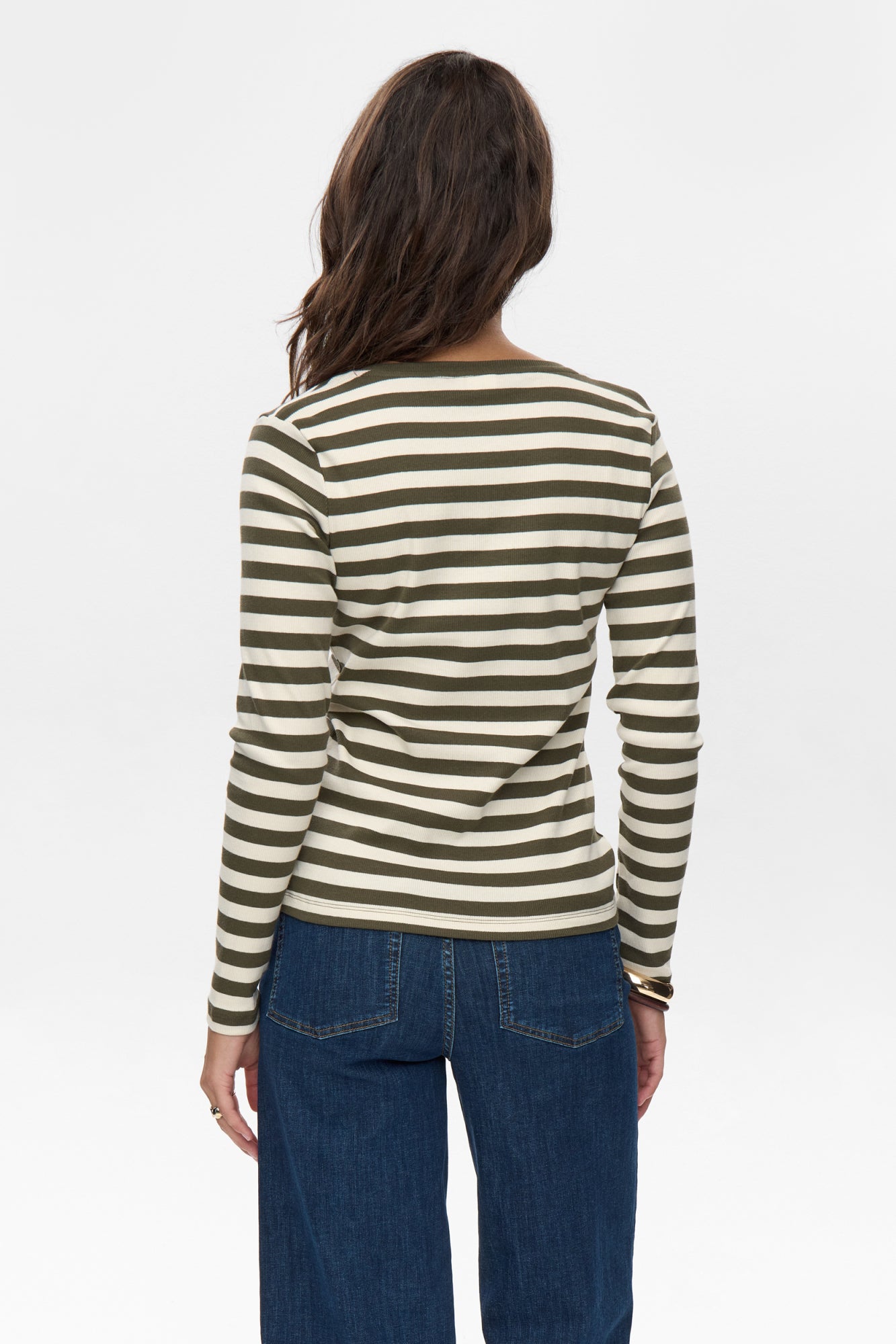 Nümph Langarmshirts  oliv
