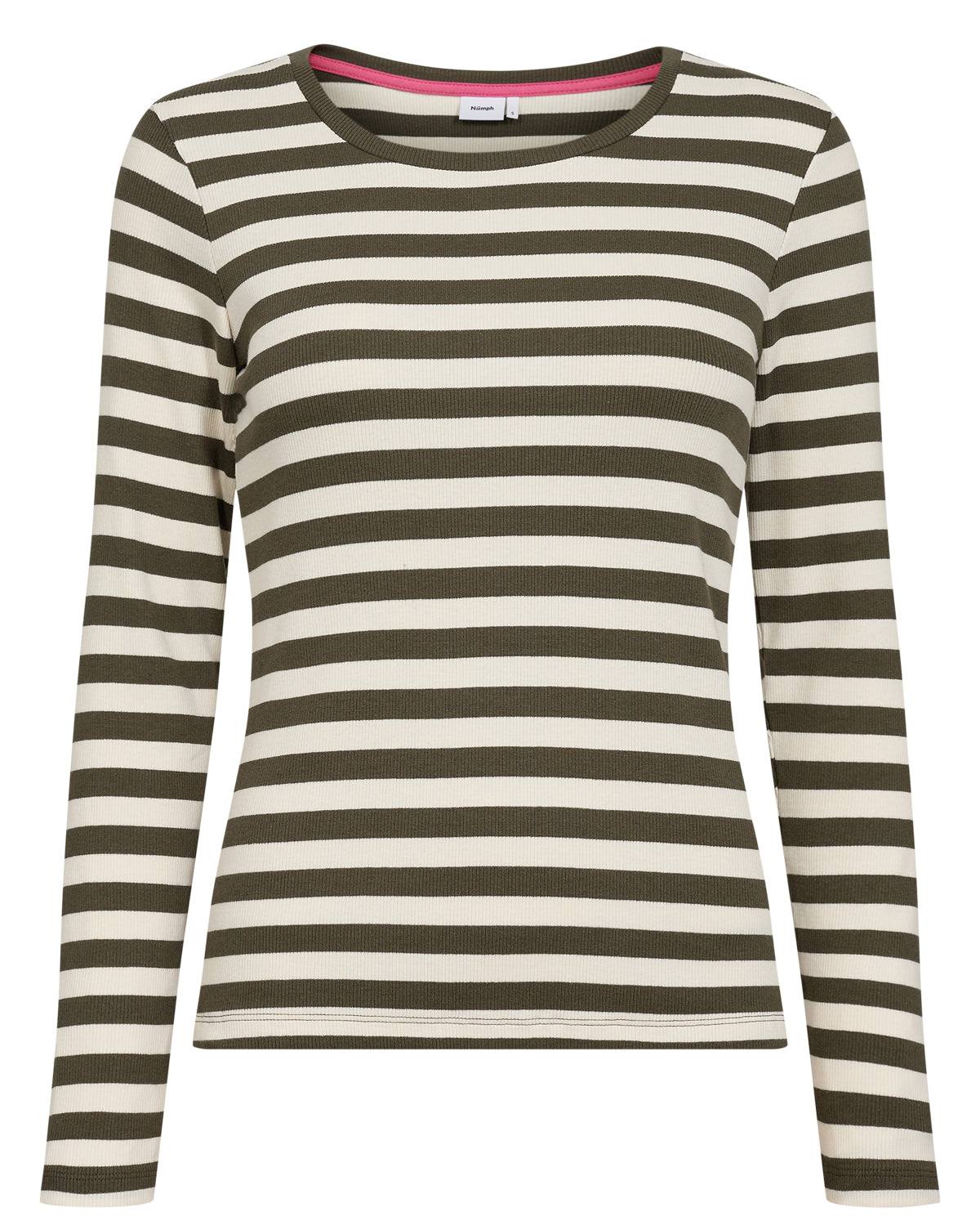 Nümph Langarmshirts  oliv