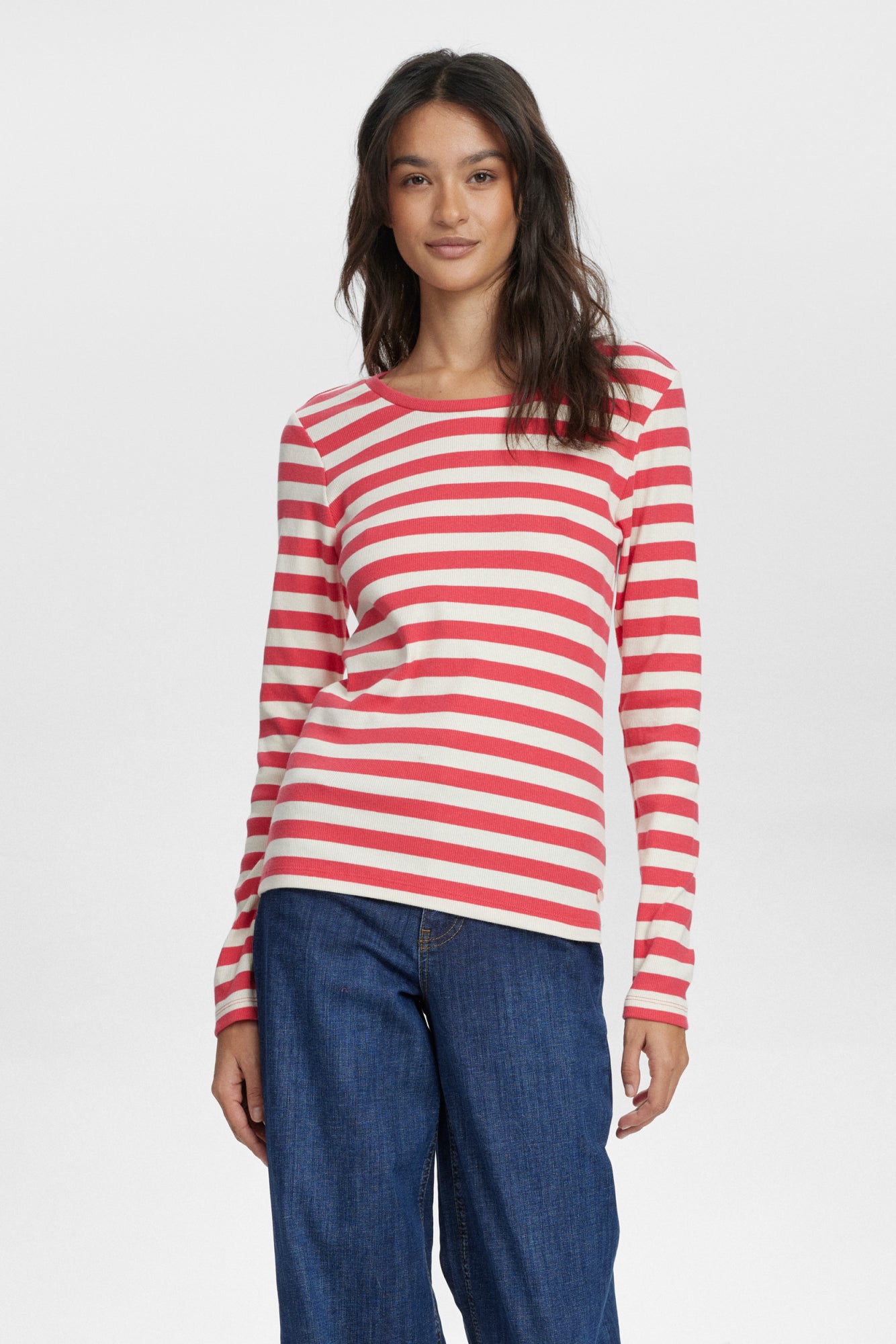 Nümph Langarmshirts  rot