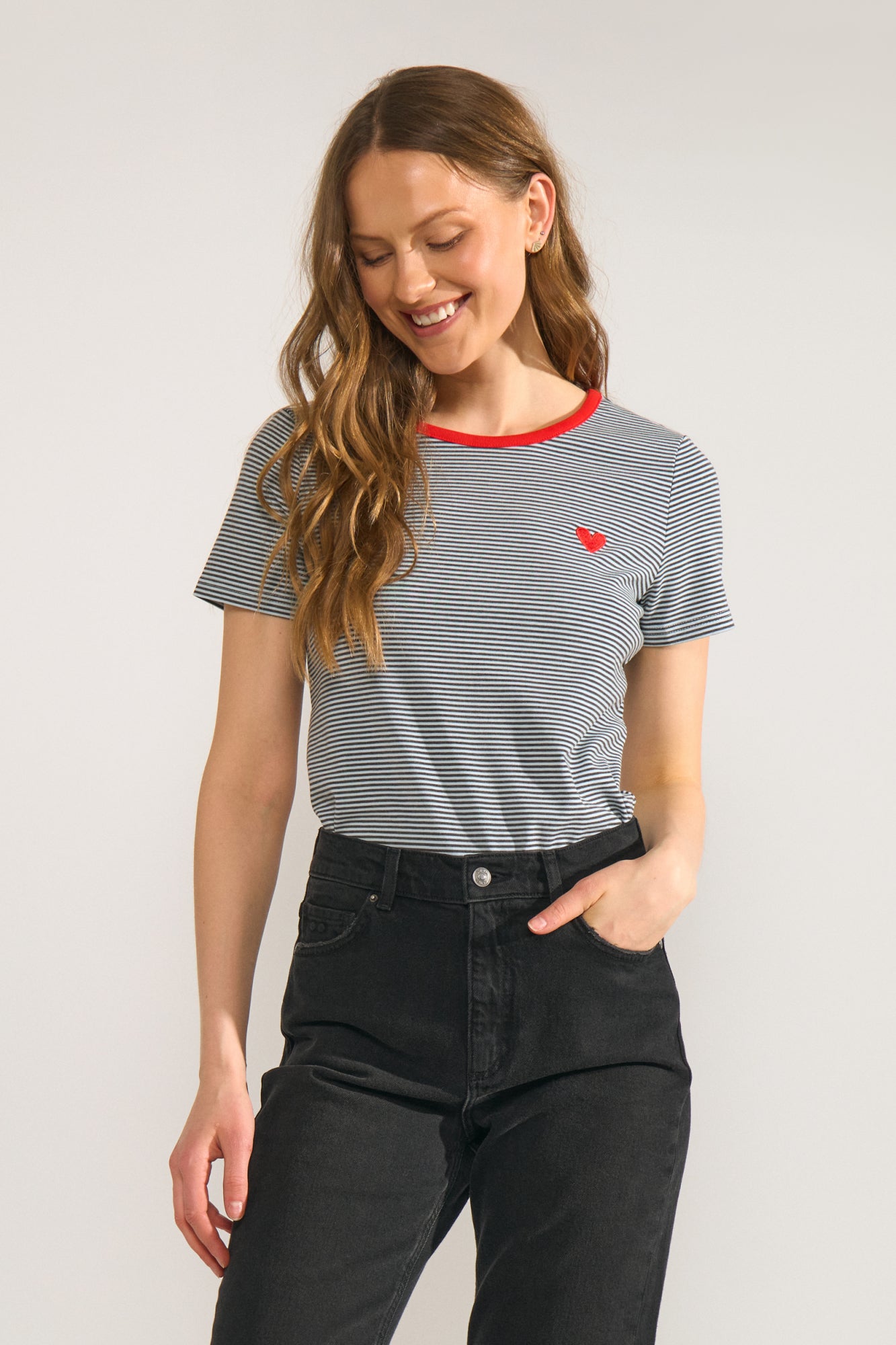 Nümph T-Shirts  blau