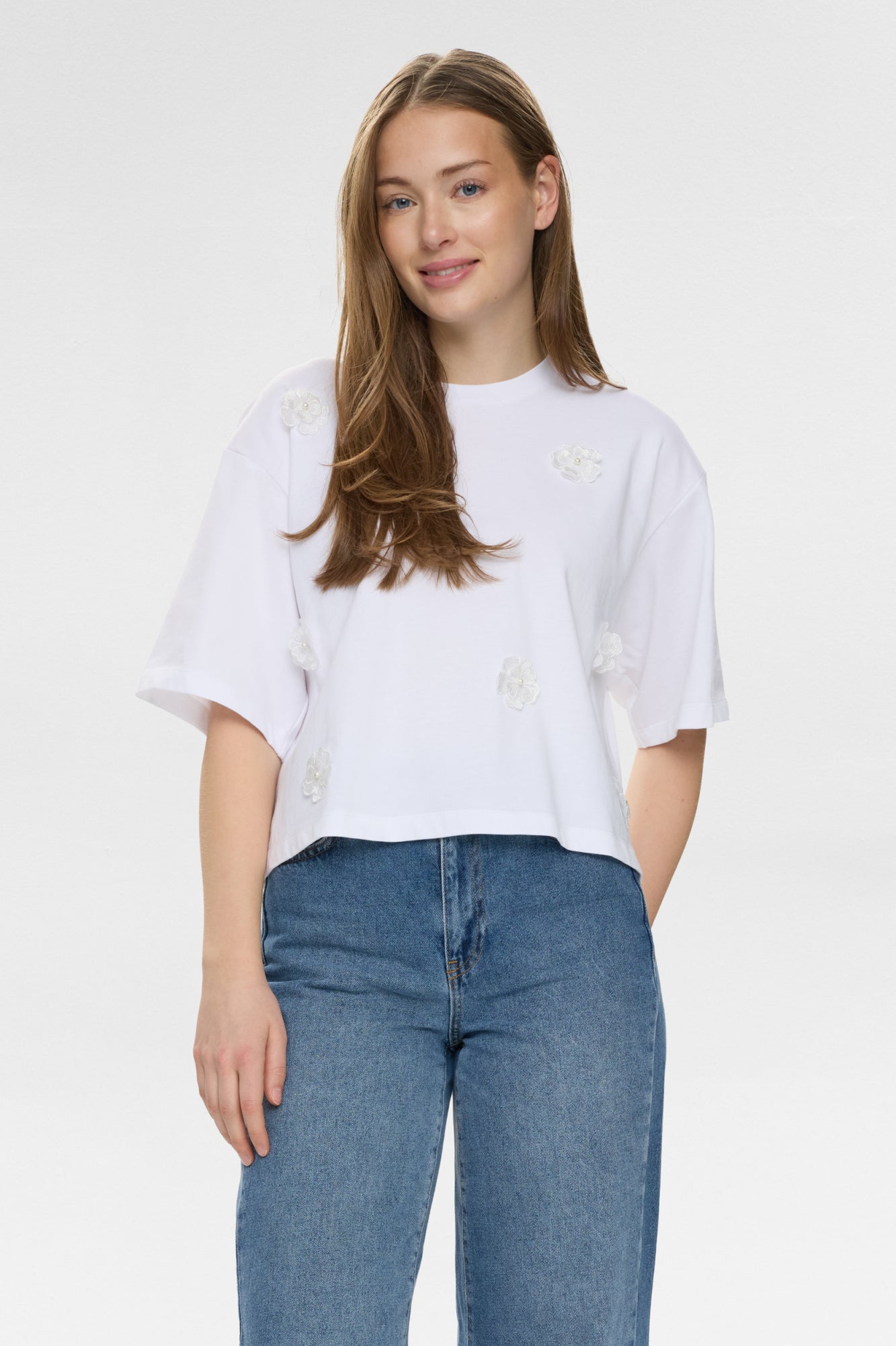 Nümph T-Shirts  weiß