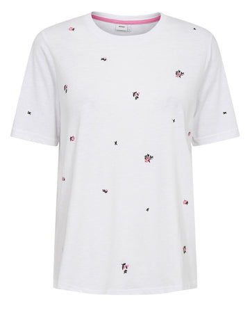 T-Shirt mit Stickerei