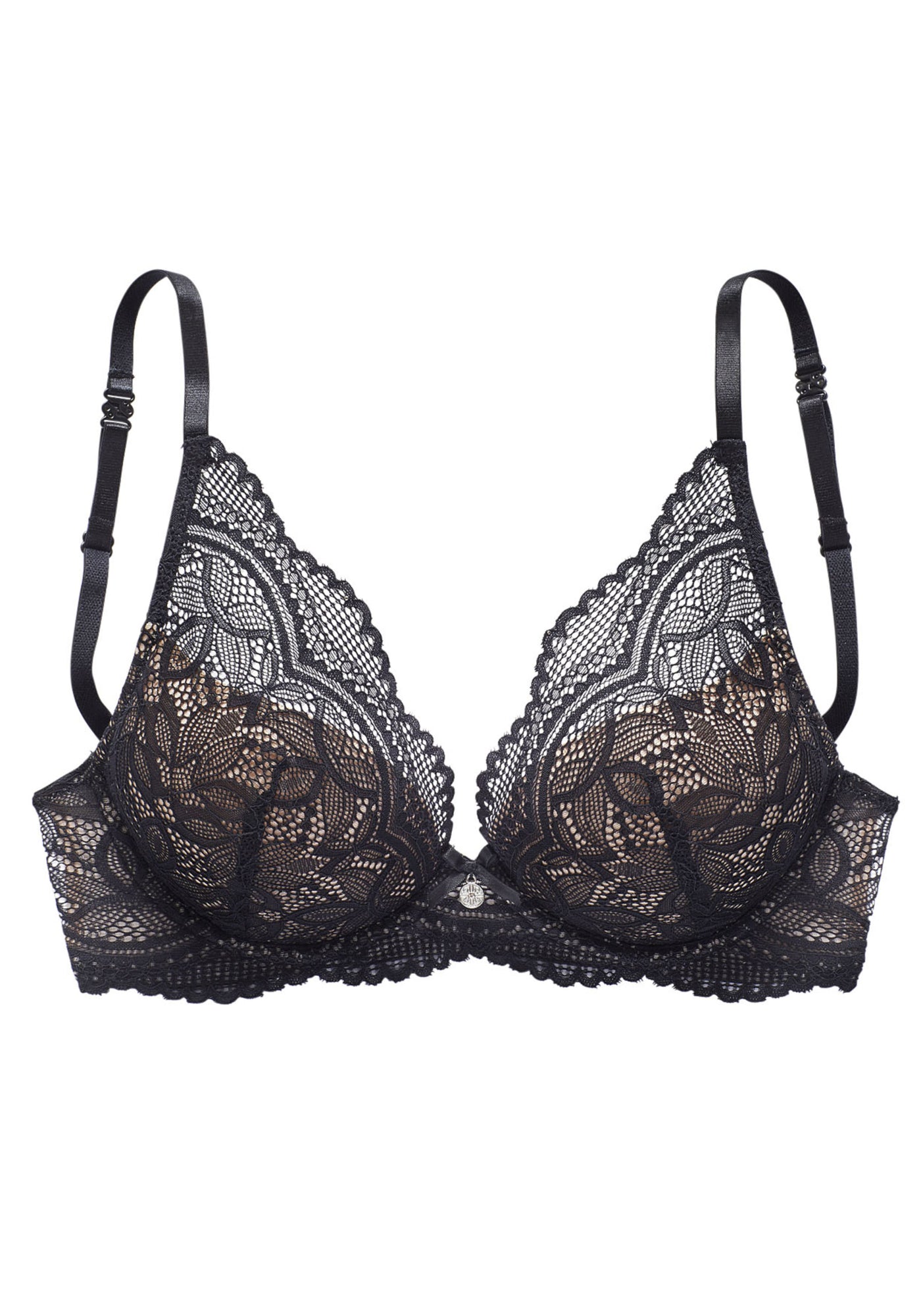 Nuance Push-up-BHs  schwarz