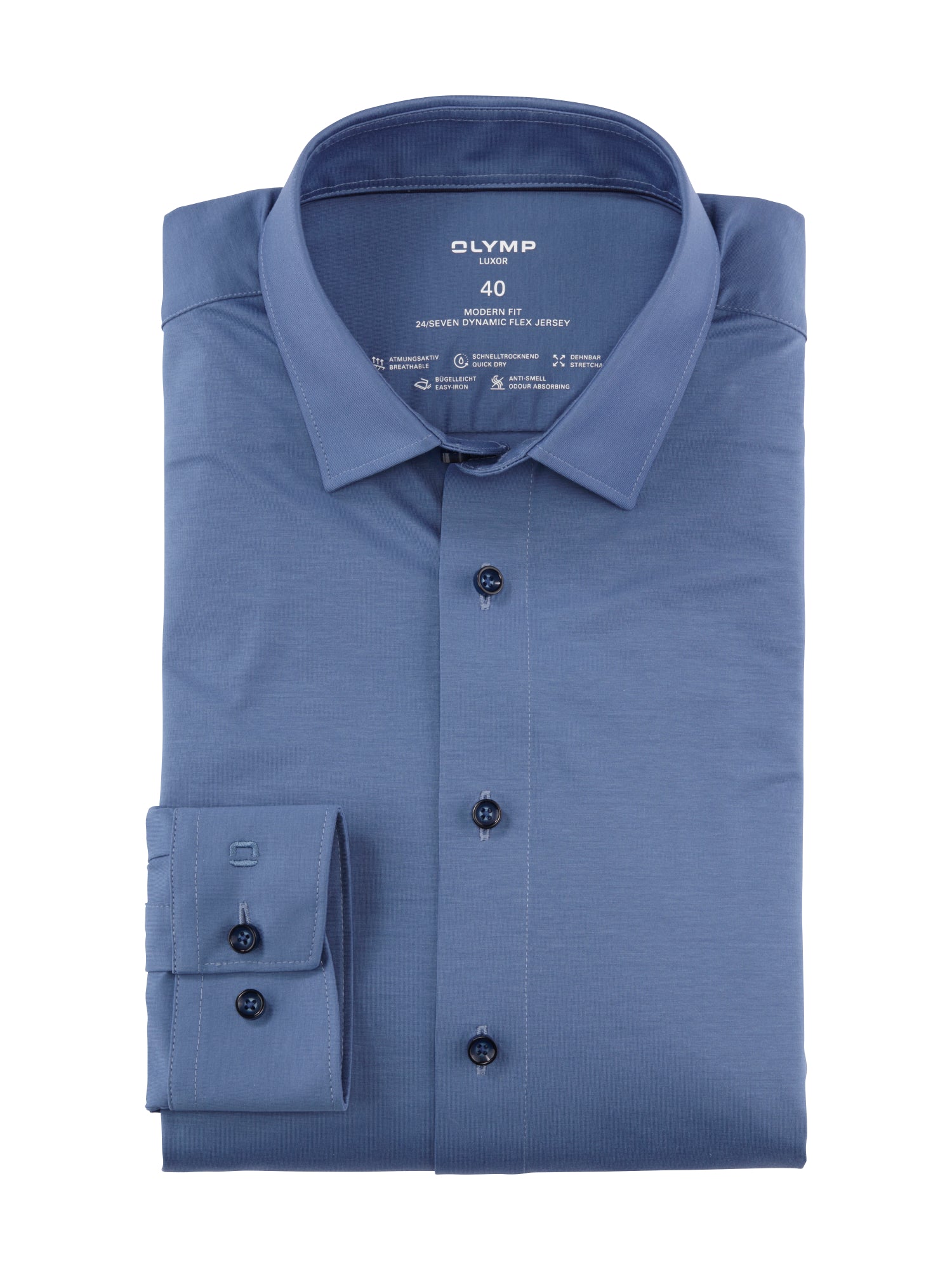 OLYMP Hemden  blau