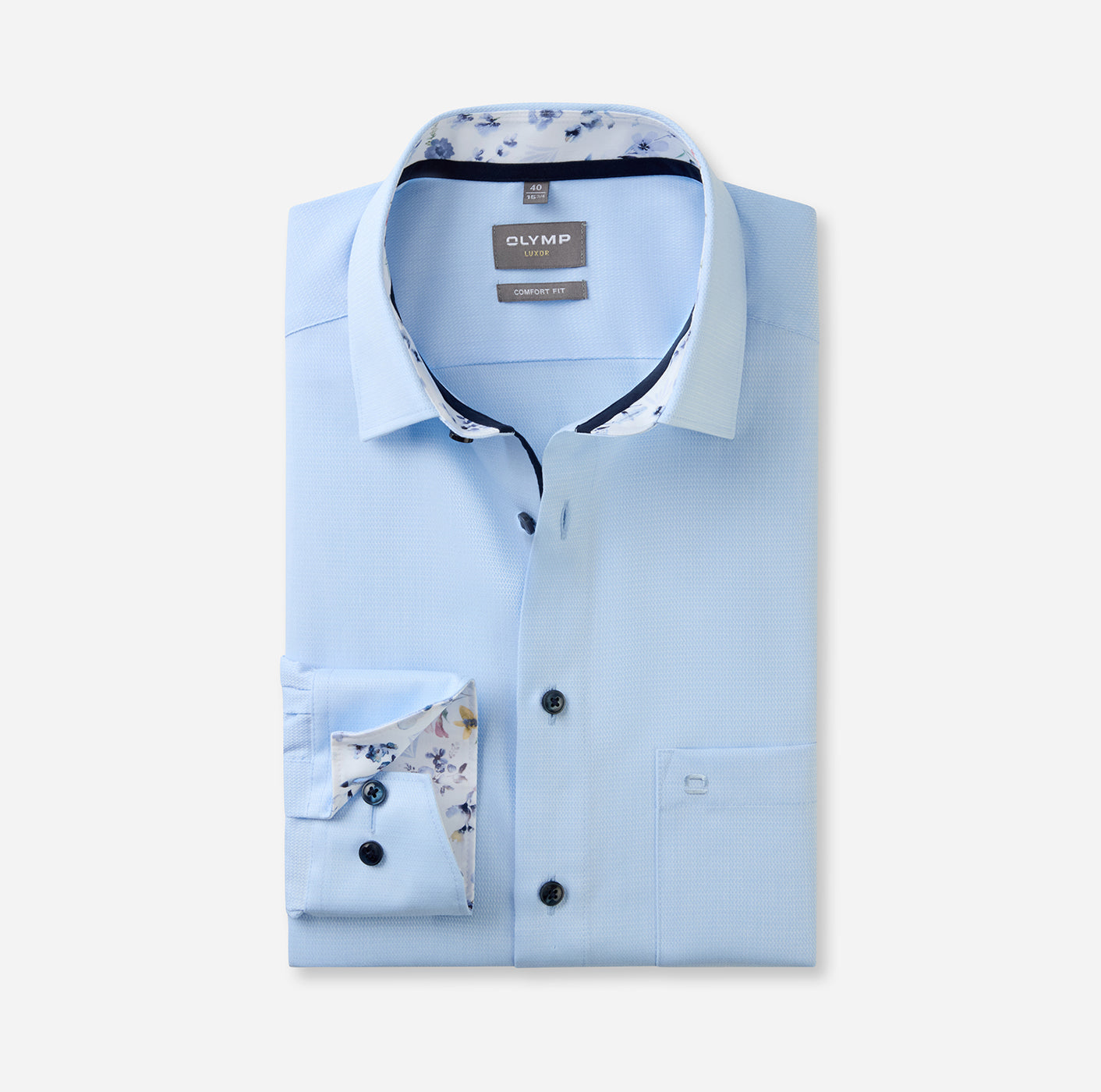 OLYMP Hemden  blau