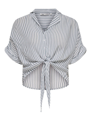 Bluse mit Knoten-Detail