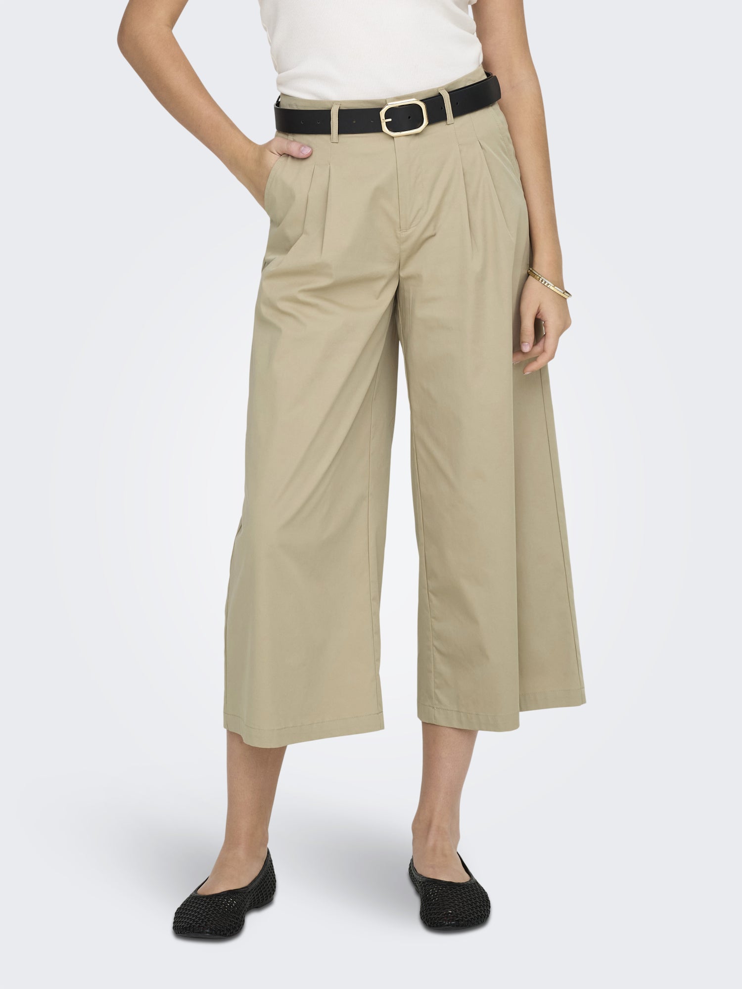 ONLY Culottes  hellbraun