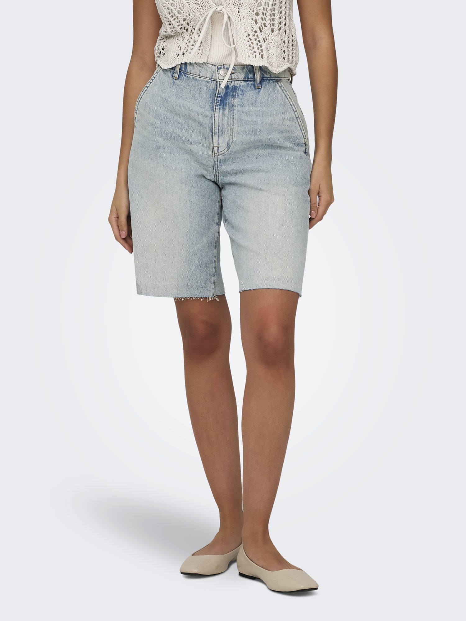 ONLY Jeansshorts  hellblau