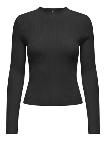 Flachstrick-Pullover