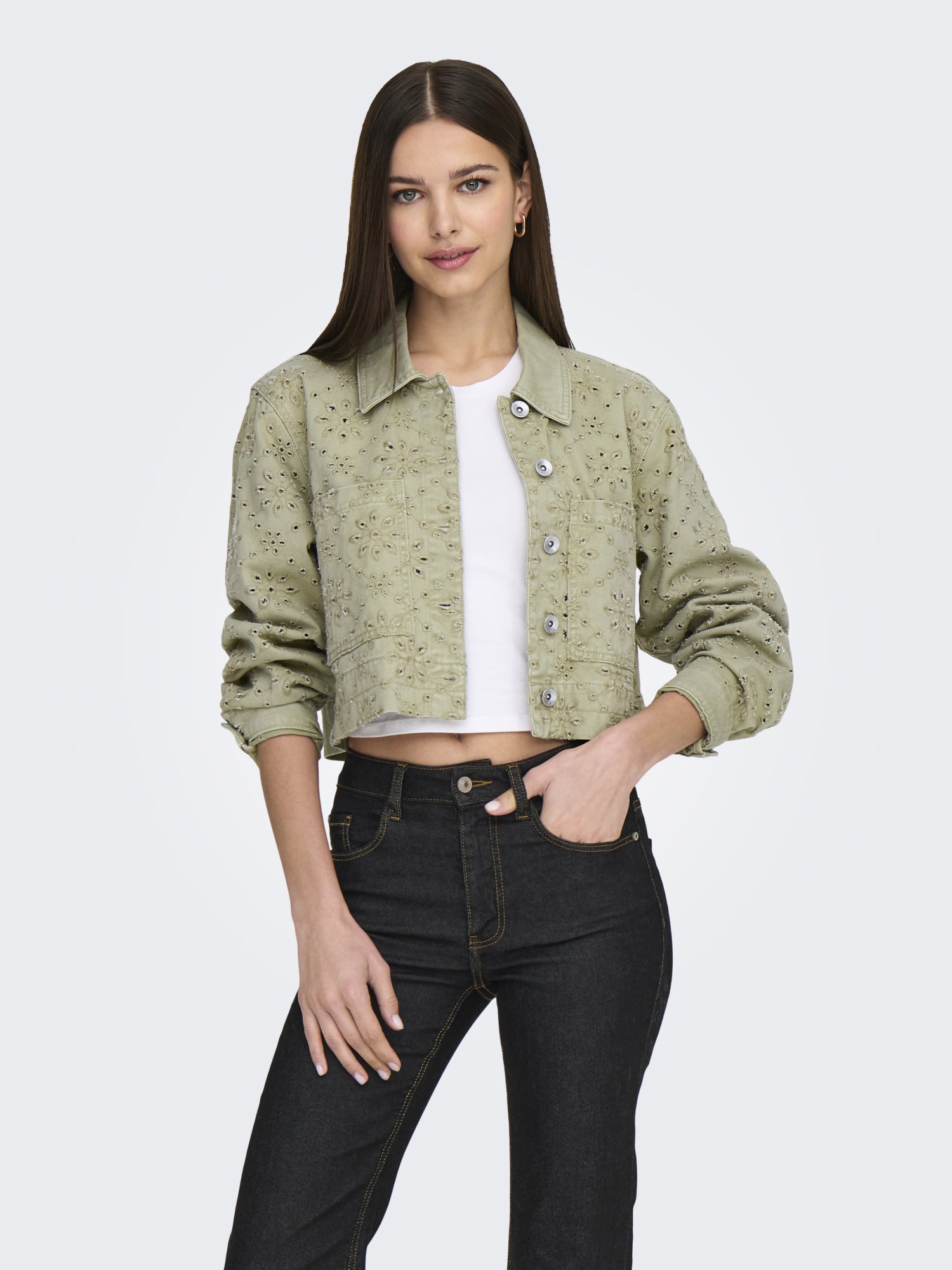 ONLY Leichte Jacken  oliv