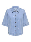 ONLY Hemdblusen  hellblau