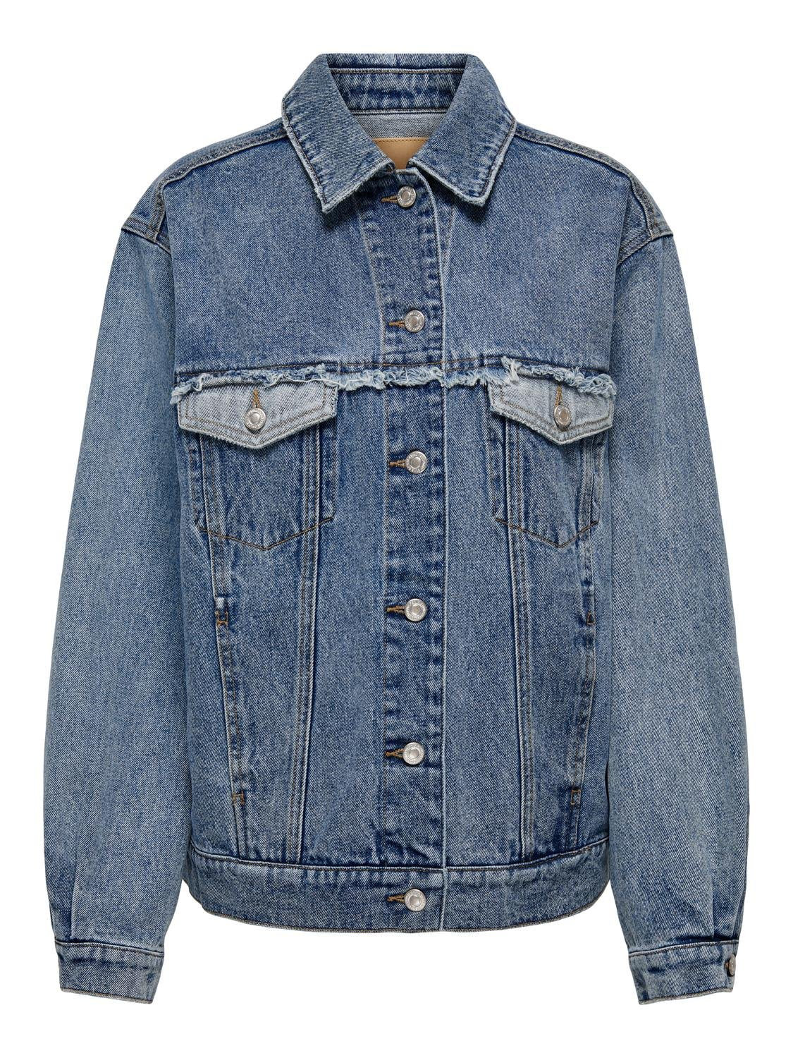 ONLY Jeansjacken  blau