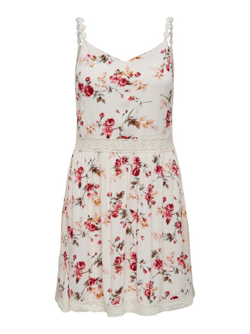 Kurzkleid mit Spitzendetails