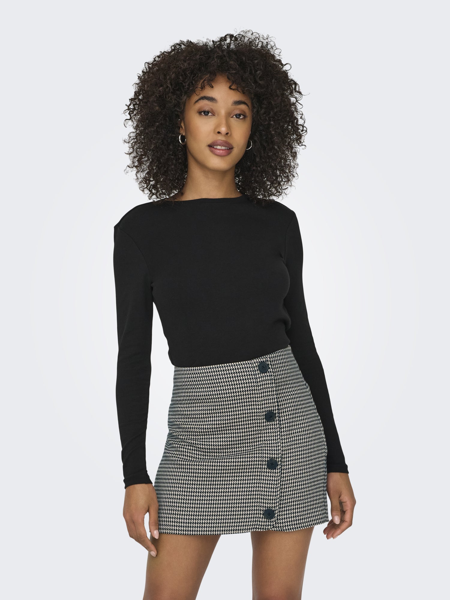 ONLY Langarmshirts  schwarz
