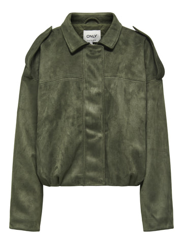 ONLAMBER Jacke in Wildleder-Optik
