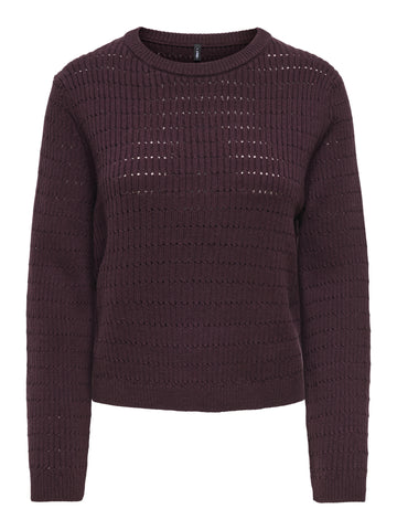 ONLAVIA Pointelle-Strickpullover