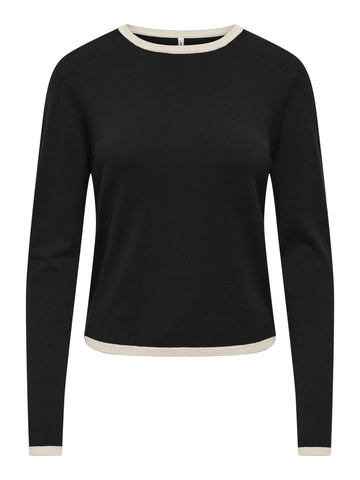 ONLCONTA Flachstrick-Pullover