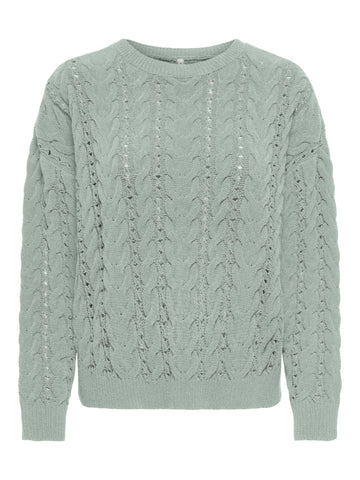 ONLELLY Strickpullover mit Zopfmuster