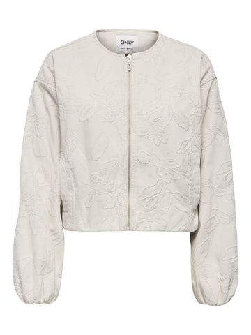 ONLELSA EMB – Kurze Jacke mit Hemdkragen