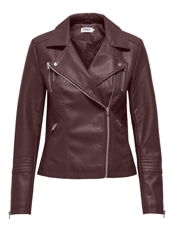 ONLGEMMA Bikerjacke in Lederoptik