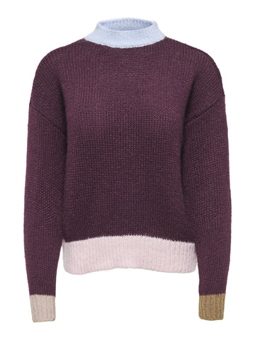 ONLOLINA Pullover mit Colorblock-Design