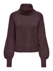 ONLY Pullover  dunkelrot