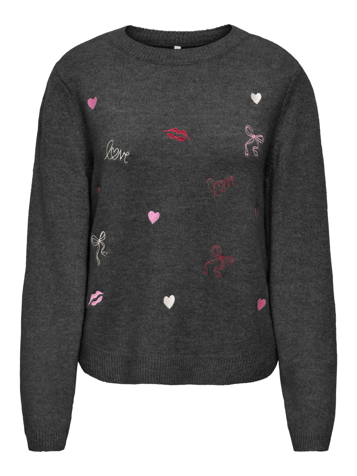 ONLY Pullover  dunkelgrau