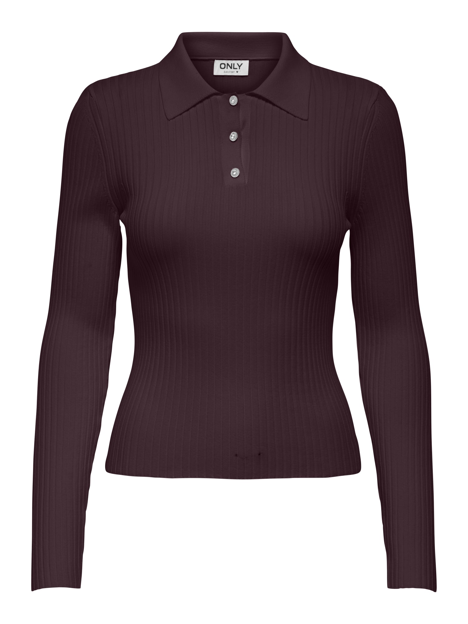 ONLY Poloshirts  dunkelrot