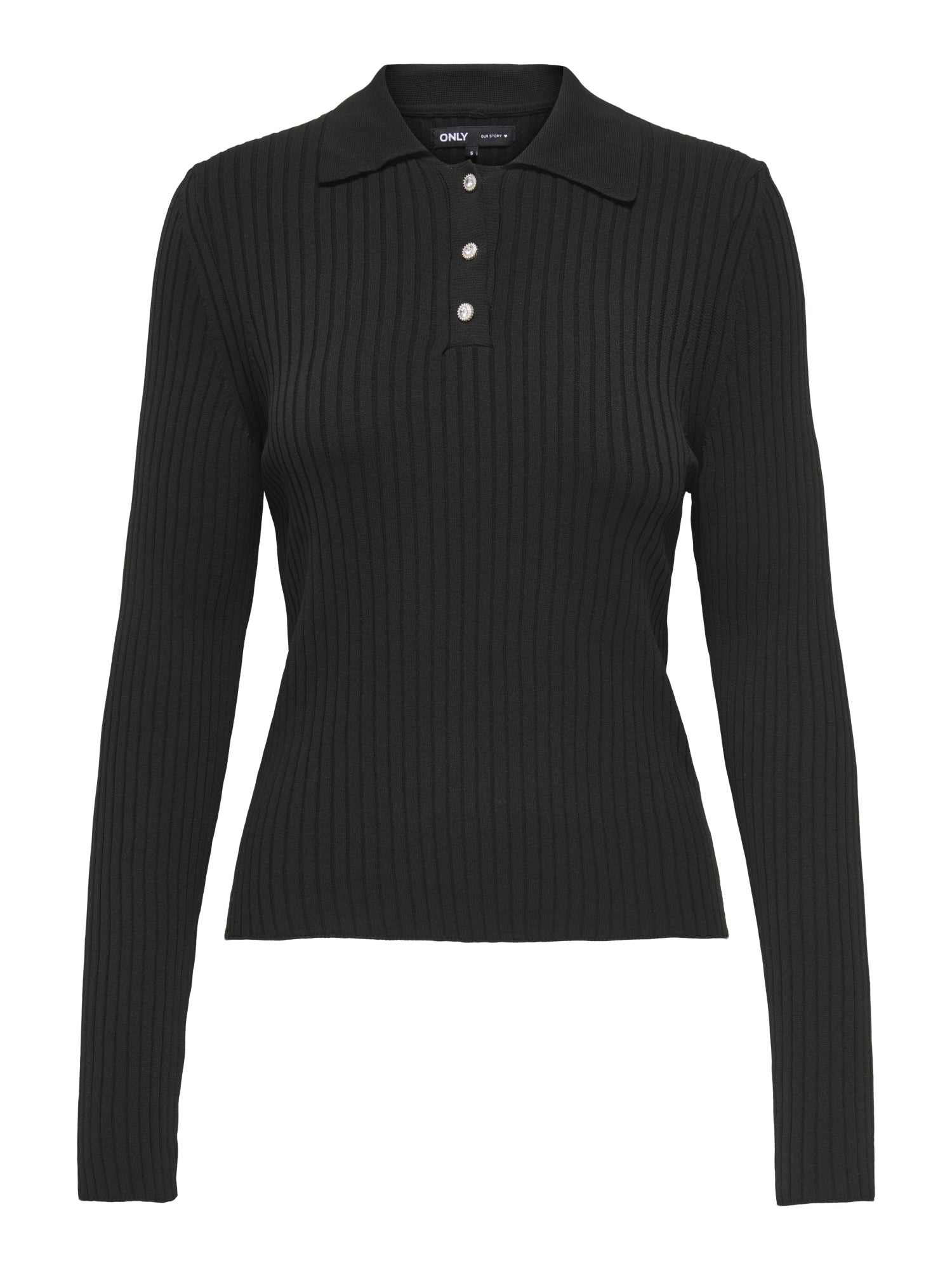 ONLY Poloshirts  schwarz