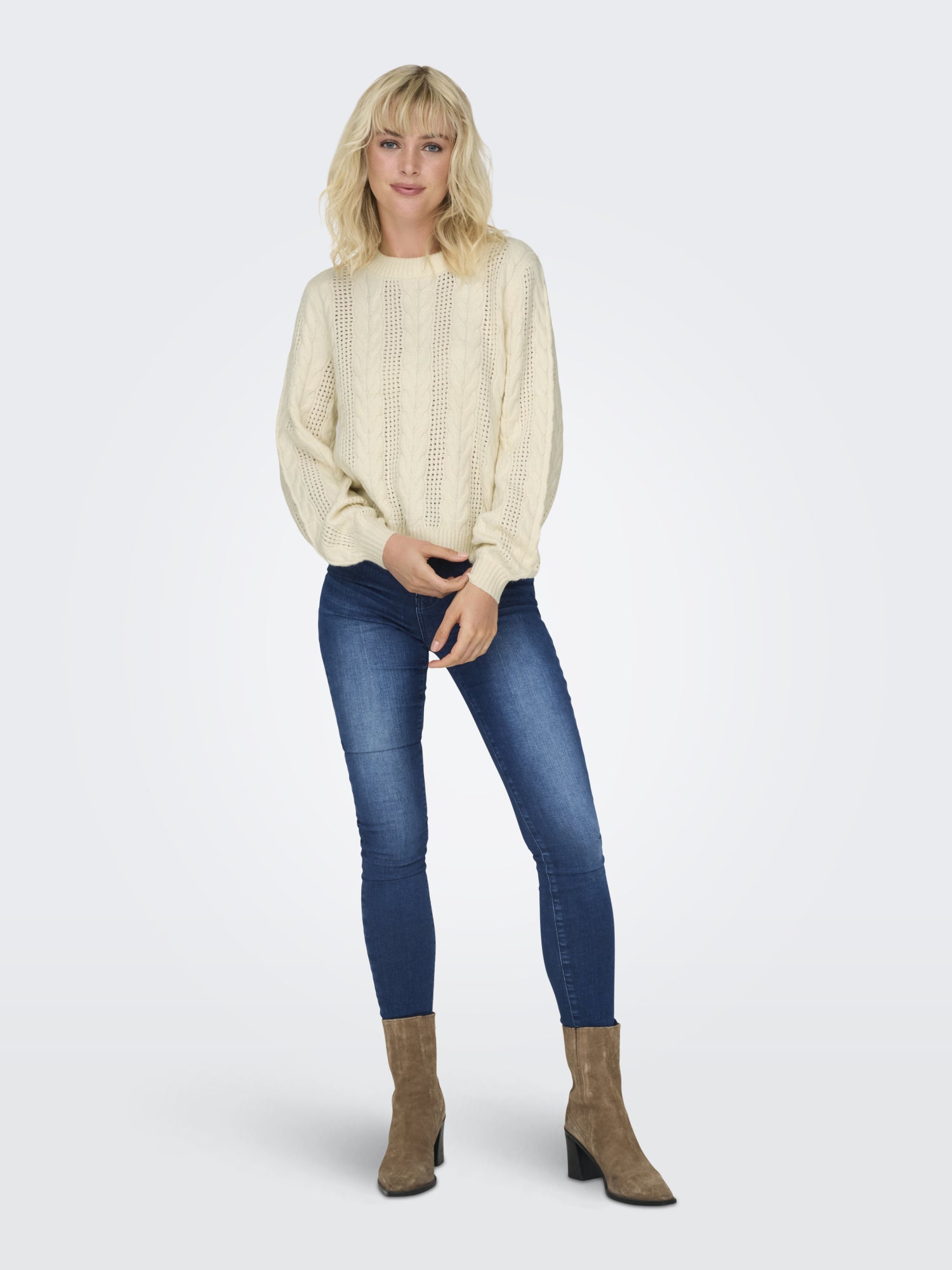 ONLY Pullover  creme