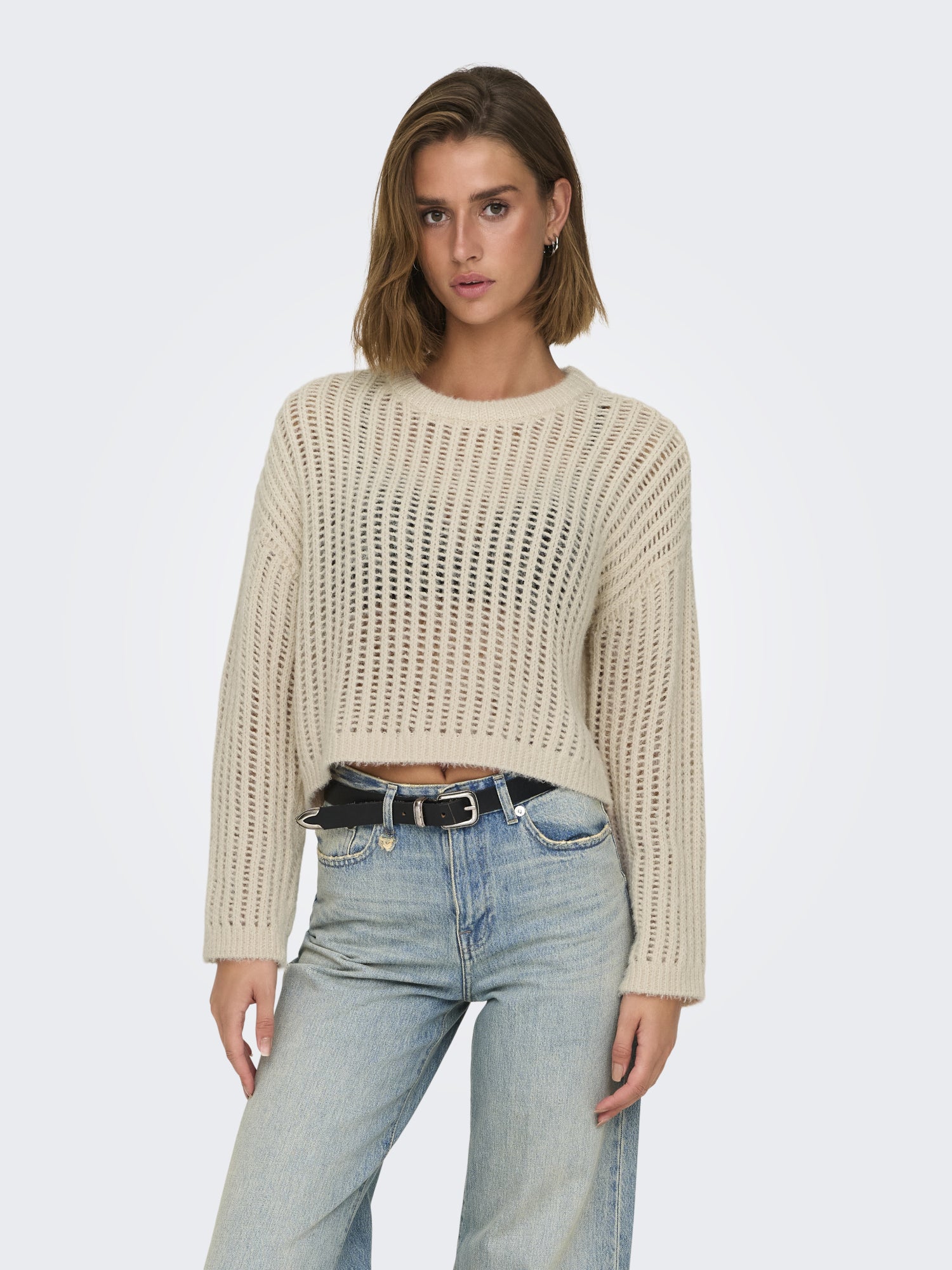ONLY Pullover  weiß