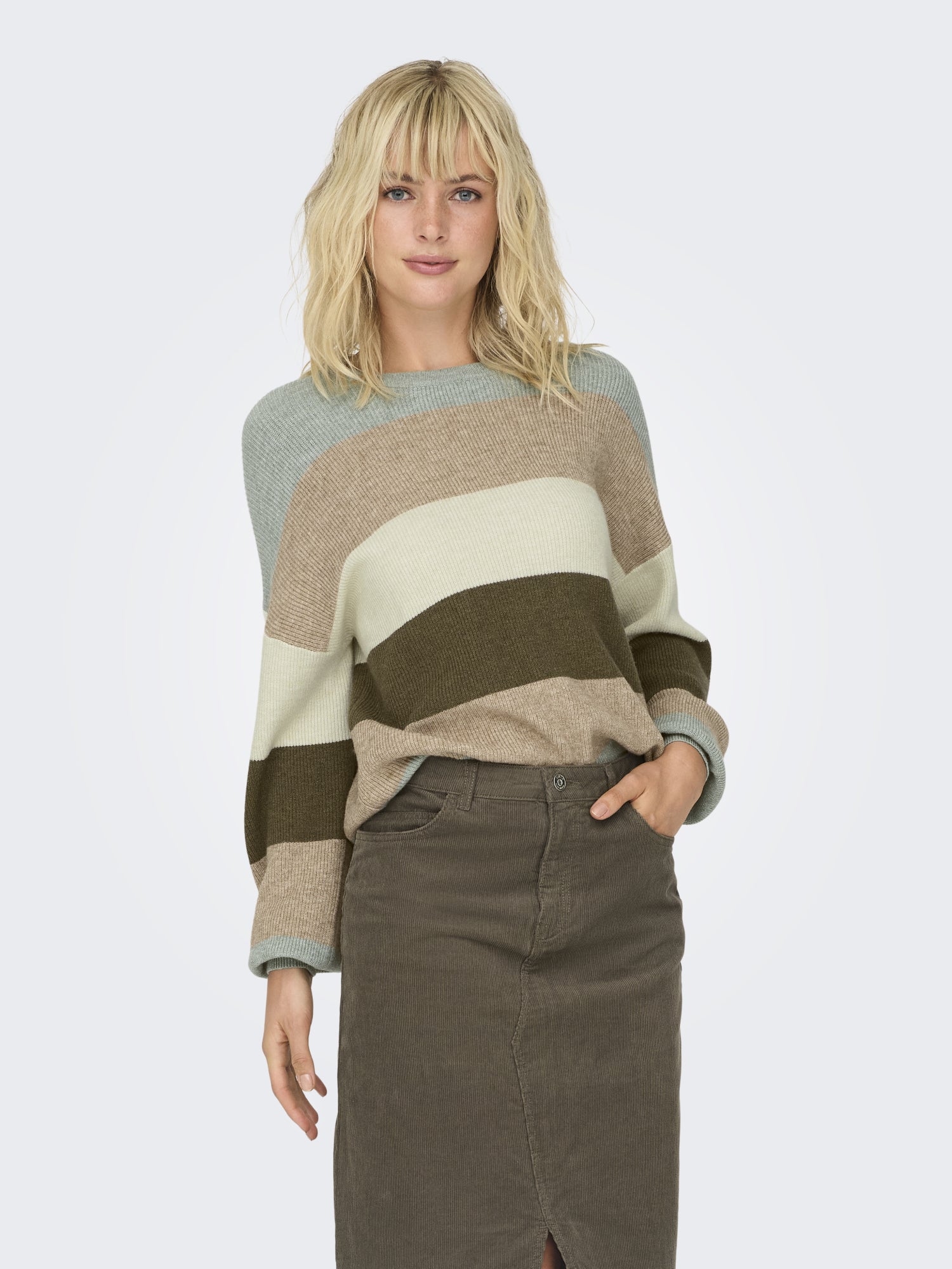 ONLY Pullover  grün