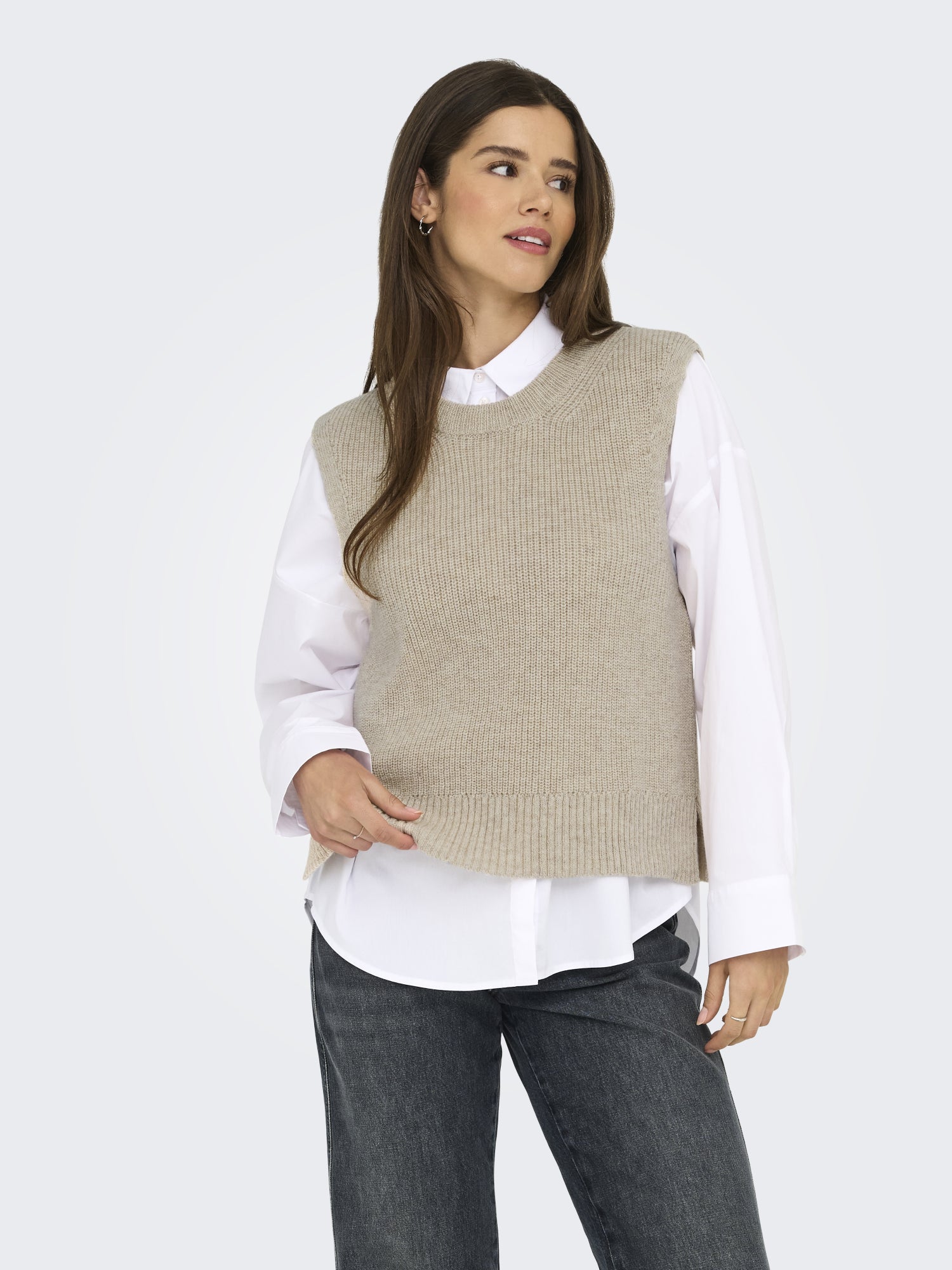 ONLY Pullunder  beige