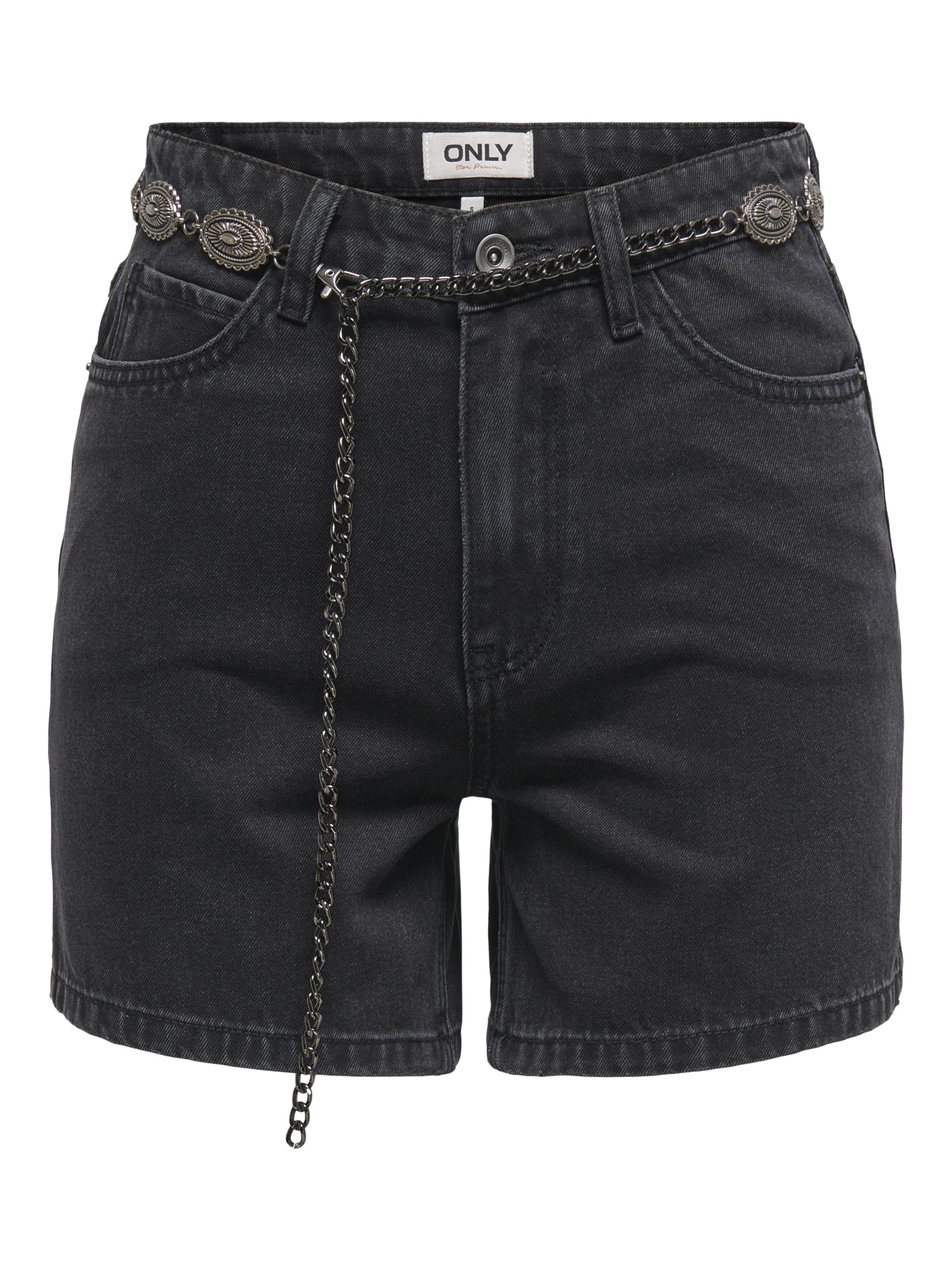 ONLY Jeansshorts  schwarz