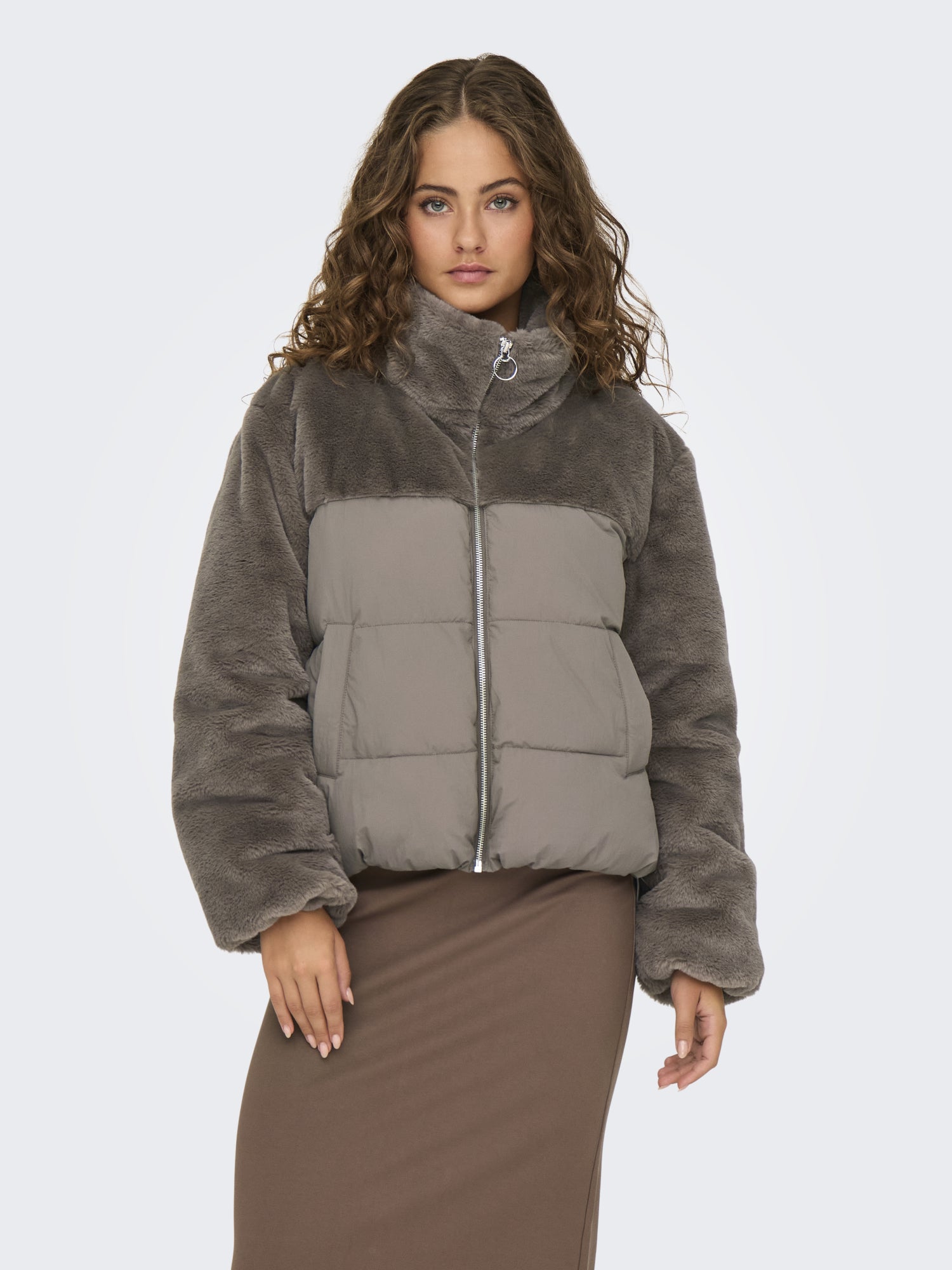 ONLY Outdoor-Jacken  braun